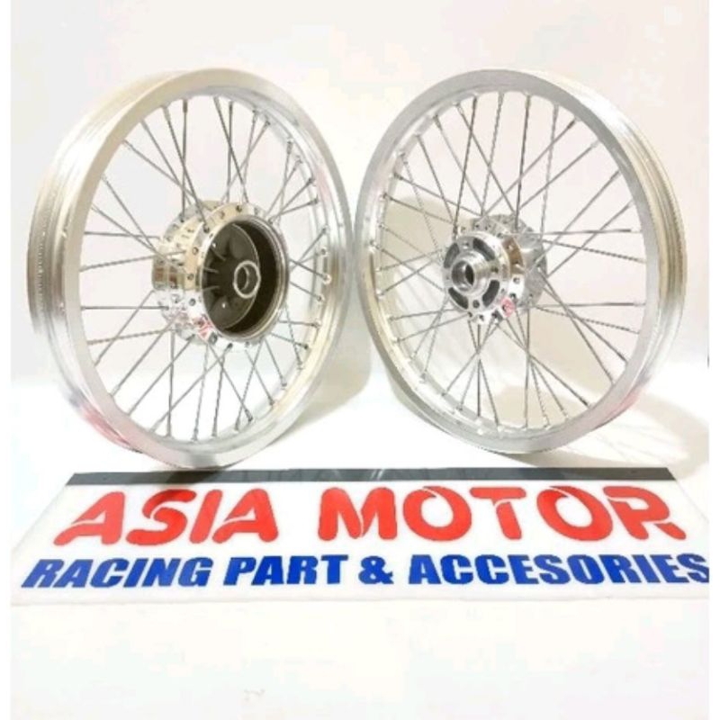 Velg RX KING Sepasang ring 17 /18 Standar rx king Velg Rossi RX KING Depan Belakang Paketan  Tromol 