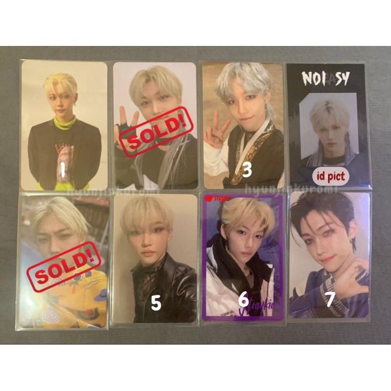 photocard official Felix straykids pob album