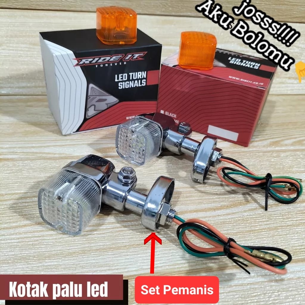 Riting SEIN Bulat Palu Led Kotak PALU LED RIDE IT scoopy verza mp CB tiger GL