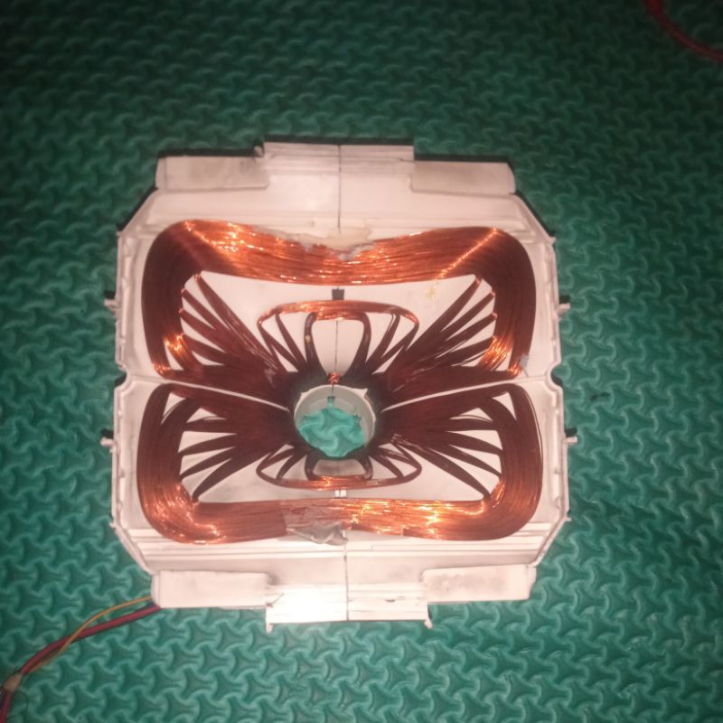 defleksi yoke tv polytron slim 21 inchi second