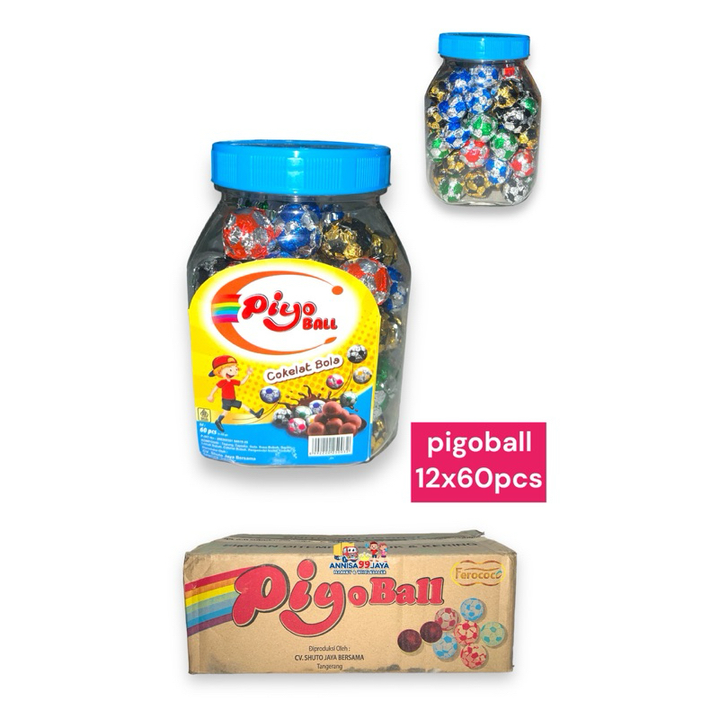 

PIYOBALL COKLAT BOLA 12x60PCS