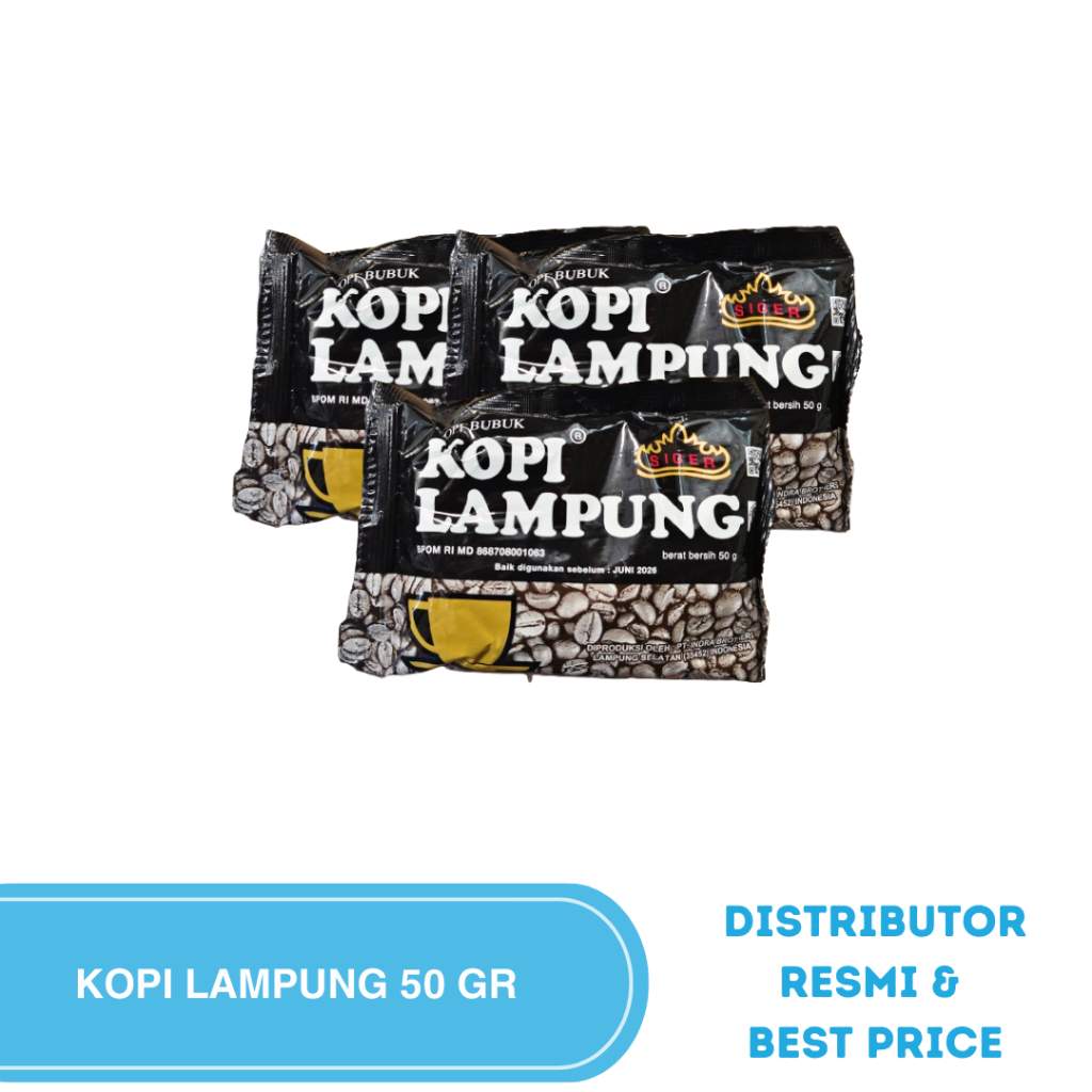 

Kopi Siger Lampung 50 gr Bungkus