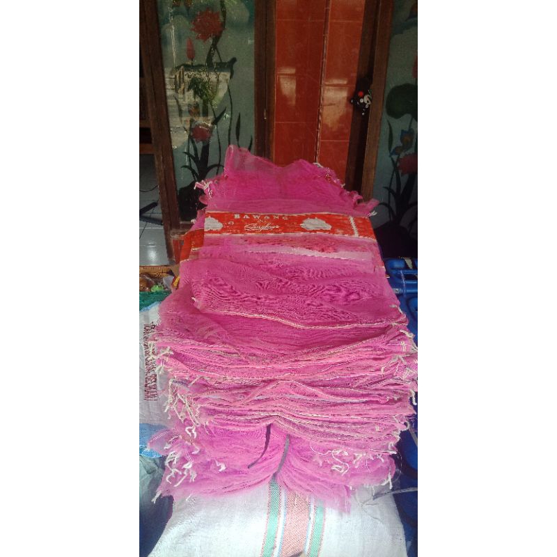 Karung bekas bawang isi 10