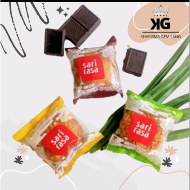 

BAPiA SARI RASA 60G 1 PCS kue pia cetak SARI RASA original cokelat Pandan murah anak dewasa