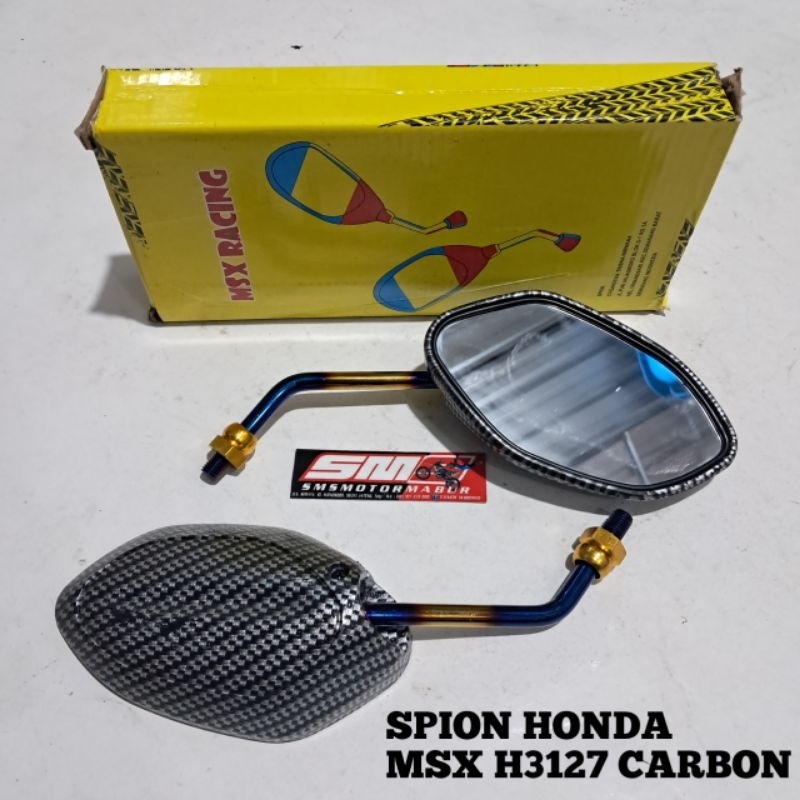 Spion Honda MSX Racing H 3127 CARBON Variasi