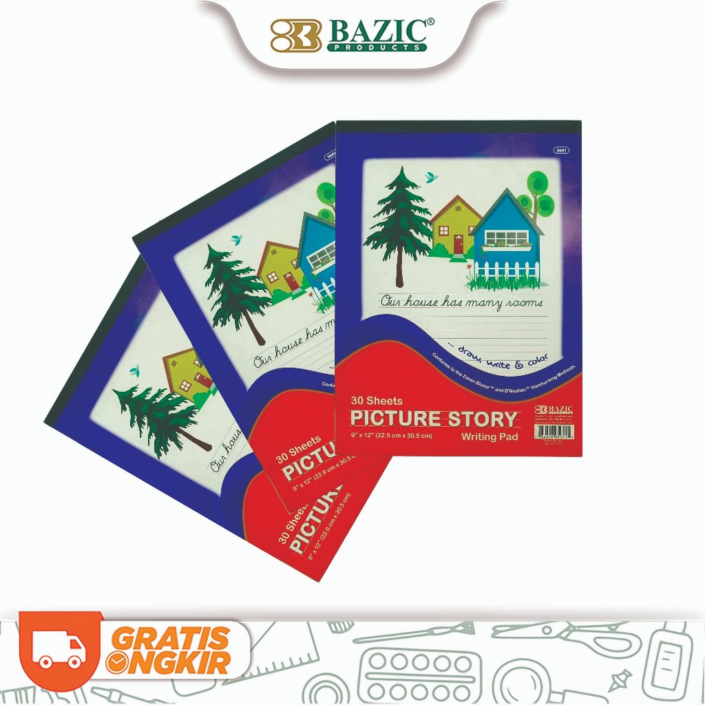 

Bazic Picture Story Writing Pad - Buku Gambar