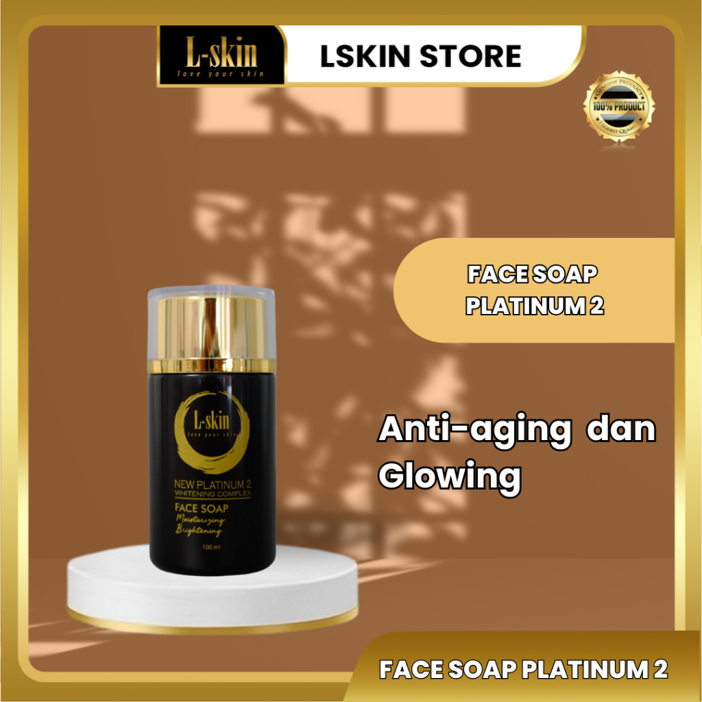 L-SKIN ❘ Face Soap platinum 2 Whitening