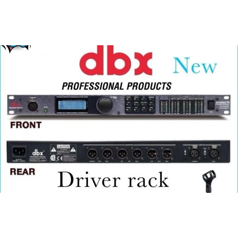 DLMS driverack DBX PA 2in 6out