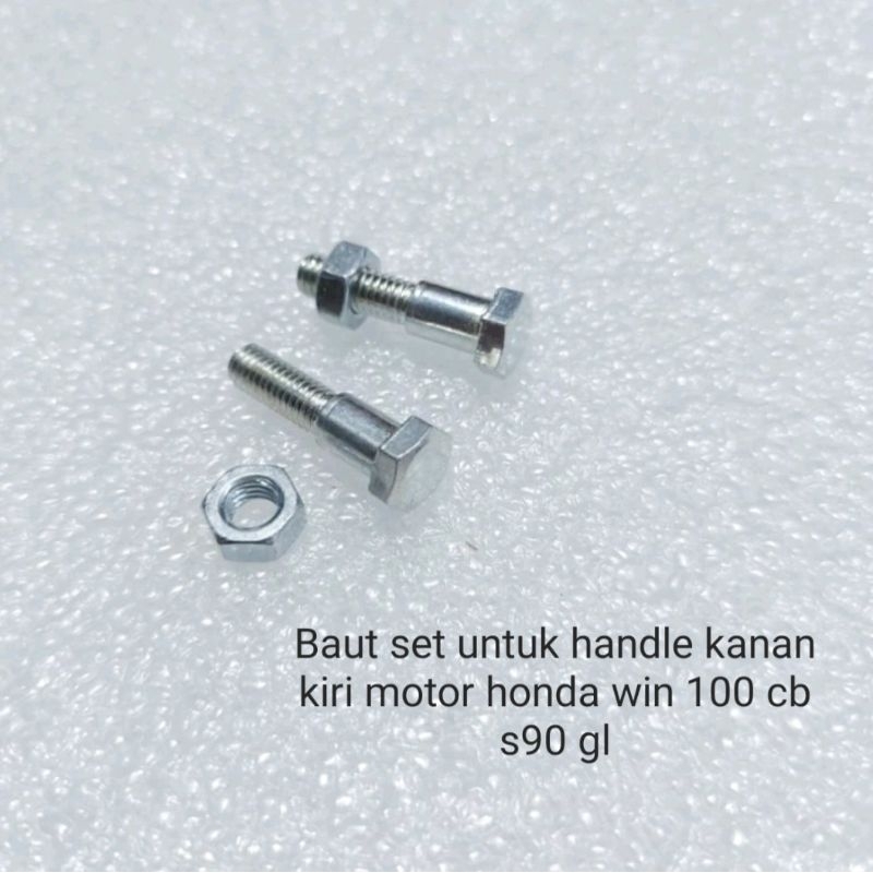 BAUT SET UNTUK HANDLE KANAN KIRI REM KOPLING MOTOR HONDA WIN 100 CB S90 GL