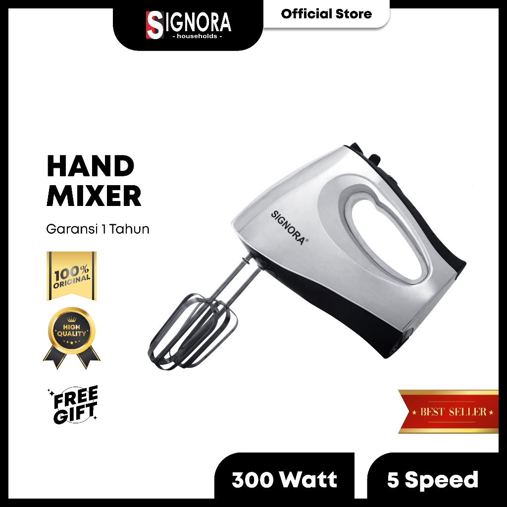 Hand Mixer / Signora / Hand Mixer Signora / Mixer / Mixer Signora / Alat Pengocok / Pengocok Telur