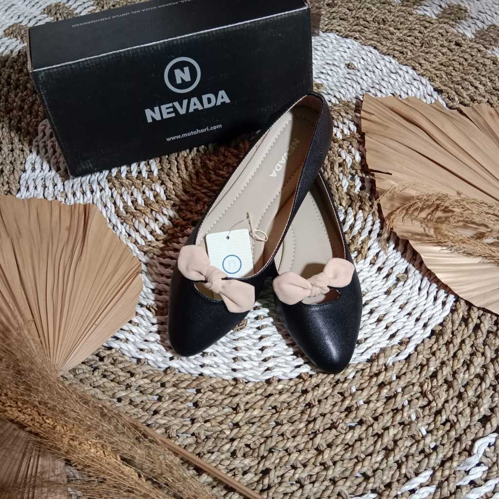 Nevada sepatu wanita hak pita