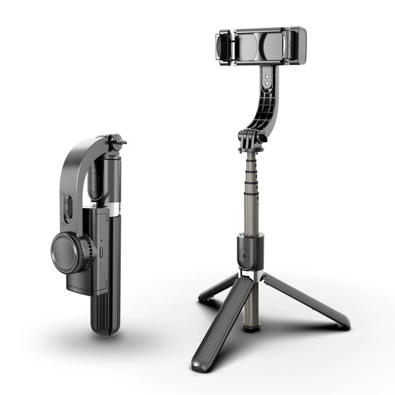 Stabil Ponsel PTZ Cerdas Sumbu Tunggal Keseimbangan Anti-guncangan Braket Ponsel Tripod Kamera Pemot