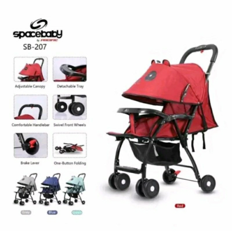 Stroller Bayi Spacebaby SB-203, SB-204, SB-207