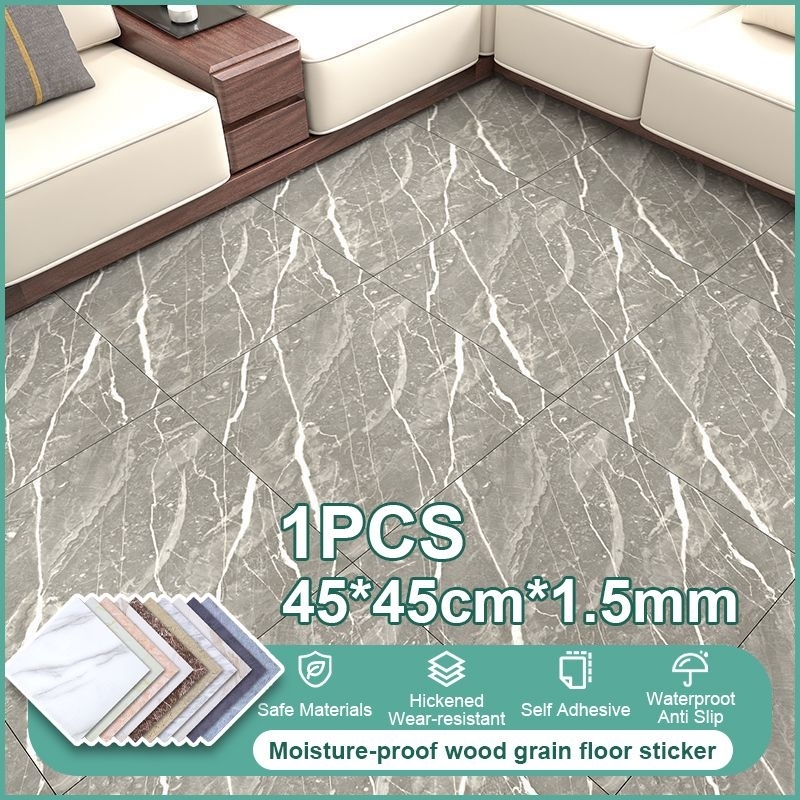 Vinyl Lantai Marbel 45x45cm / Vinyl Sticker Lantai Marmer Granit