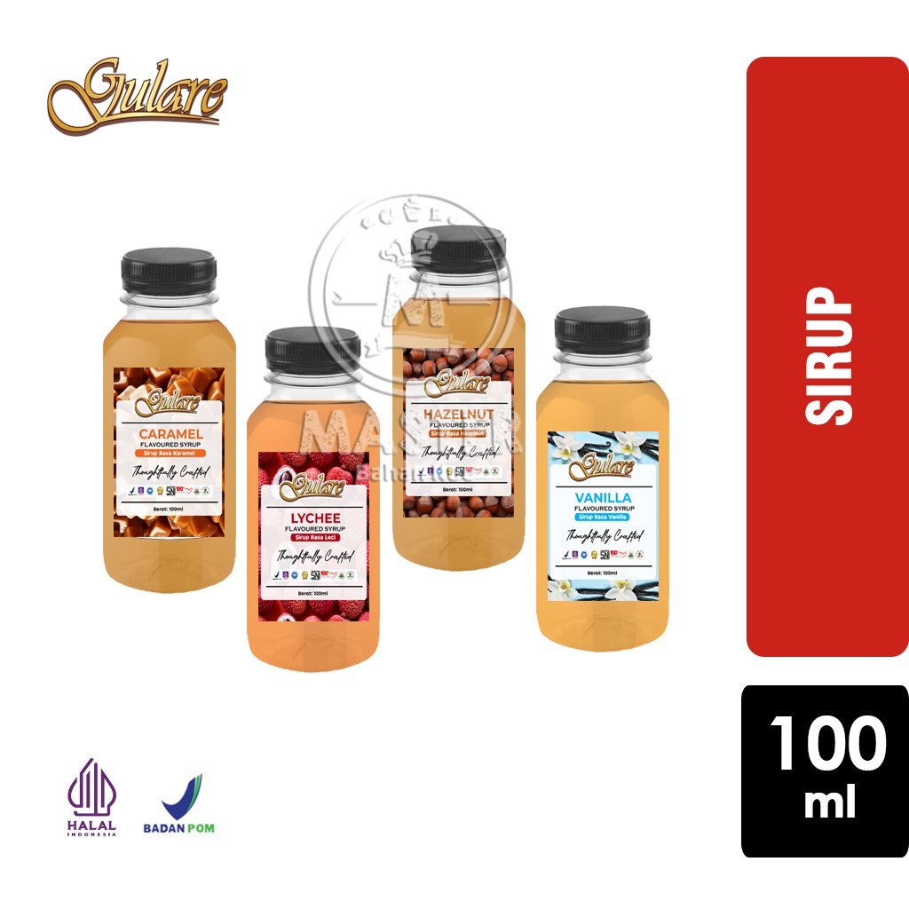 

Sirup Gulare Sample Syrup 100ml Repack All Varian [1 pcs]