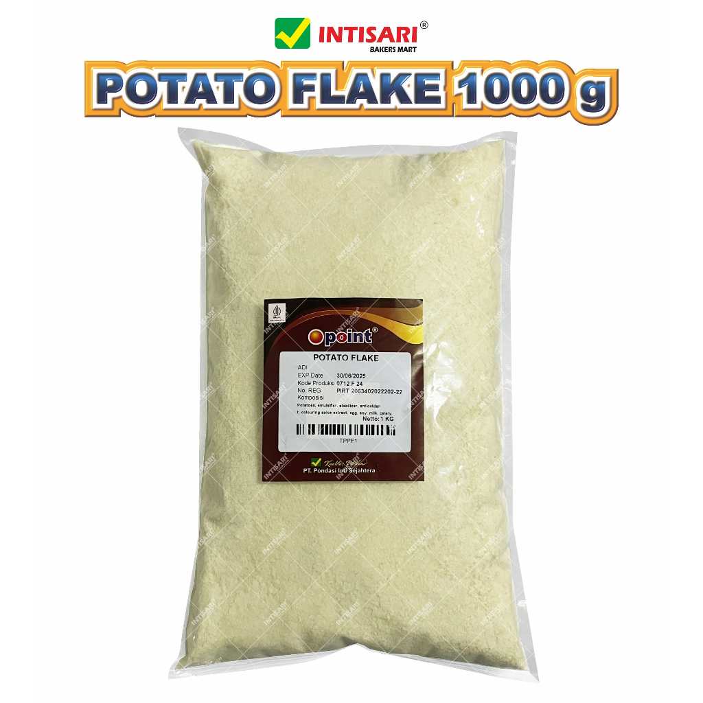 

POTATO FLAKE (TEPUNG KENTANG KASAR) 1000 G