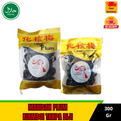 

Sun Foods Manisan Buah Plum / Kiamboi Kering Tanpa Biji 300gr