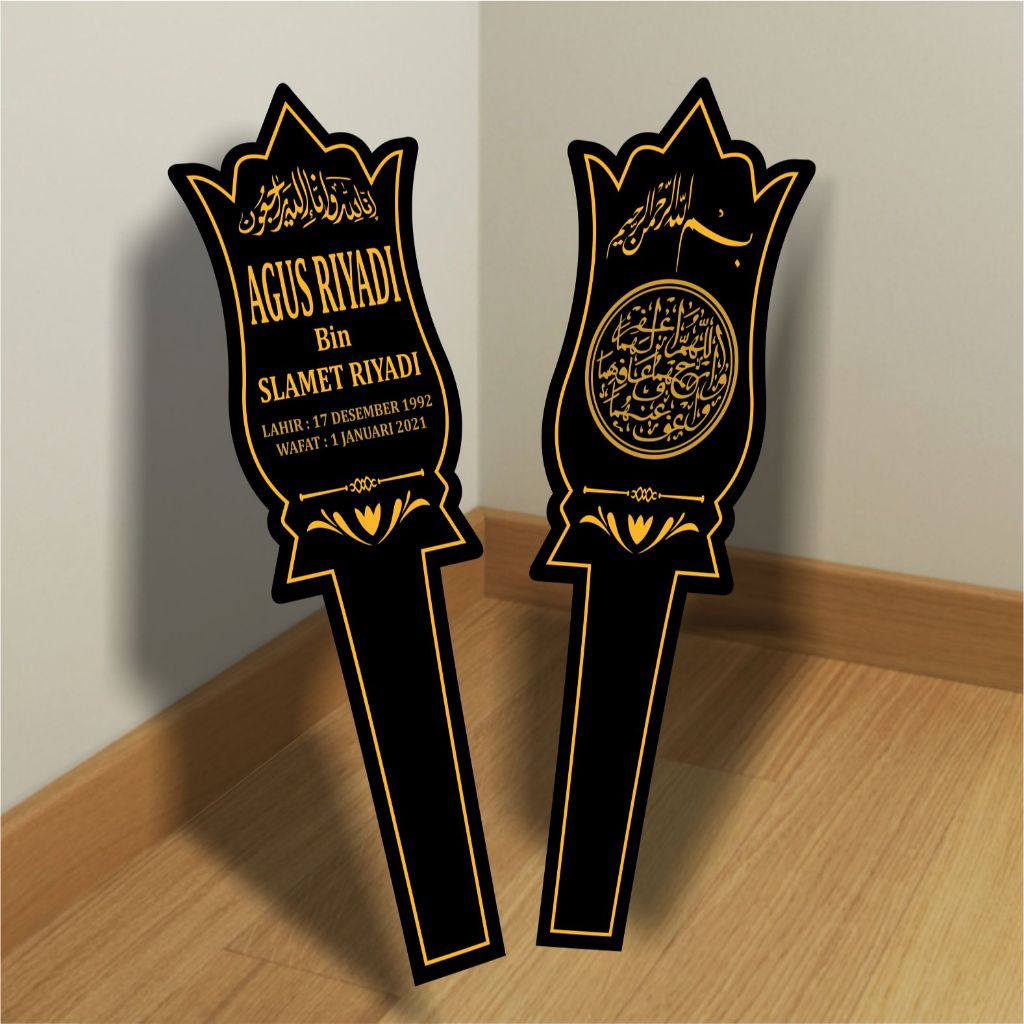 Tulisan Papan Nama Maesan Granit Untuk Batu Nisan Kijing Nissan Makam Granit Ukir Kuburan