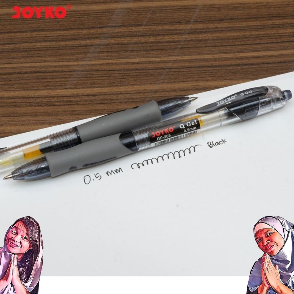 

Pulpen Joyko Gel / Gel Pen GP-265 / Q Gel Joyko 0.5mm