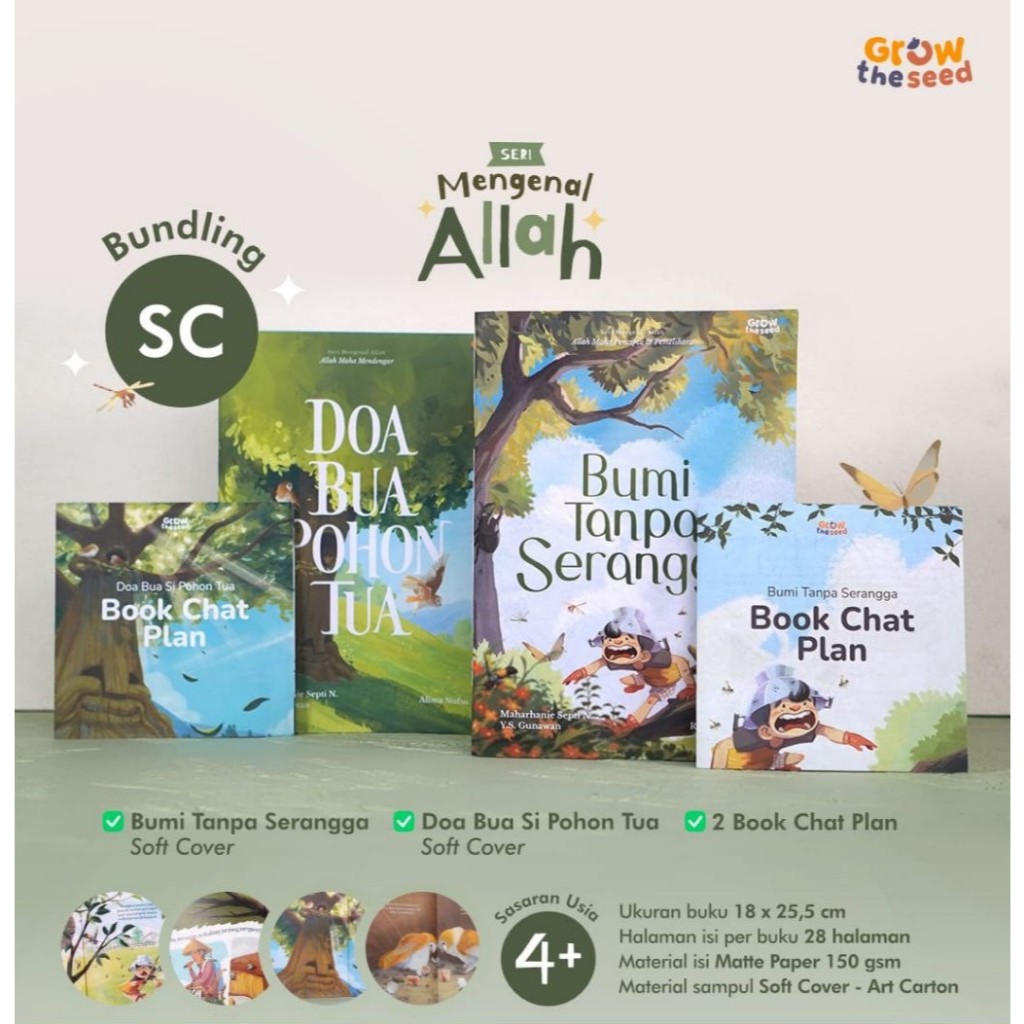 READY Bundling Doa Bua Si Pohon Tua dan bumi Tanpa Serangga