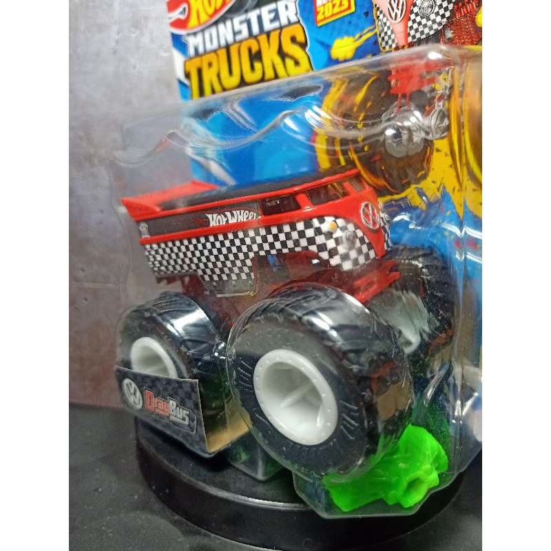Miniature Diecast Hotwheels Monster Trucks VW Drag Bus