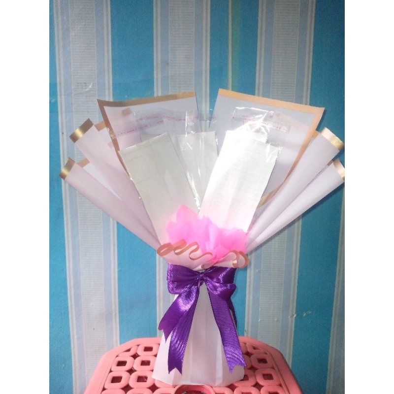 buket uang kosong isi 5 lembar/buket Snack/buket bunga/buket kosong/buket hari guru