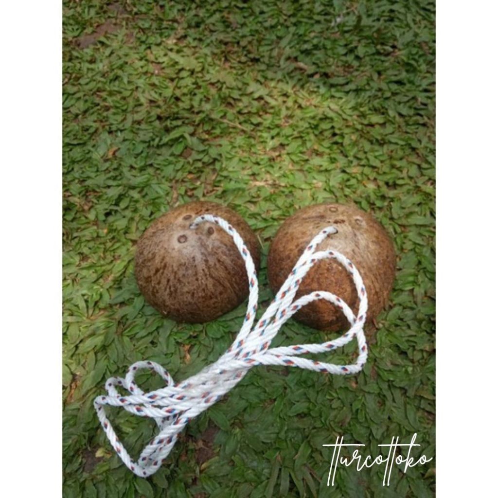 [ MURAH ] Egrang Batok Kelapa / Mainan Tradisional Egrang Batok Kelapa Sepasang