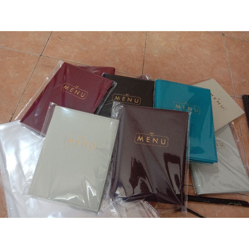 

buku menu a5 di baut ready stok