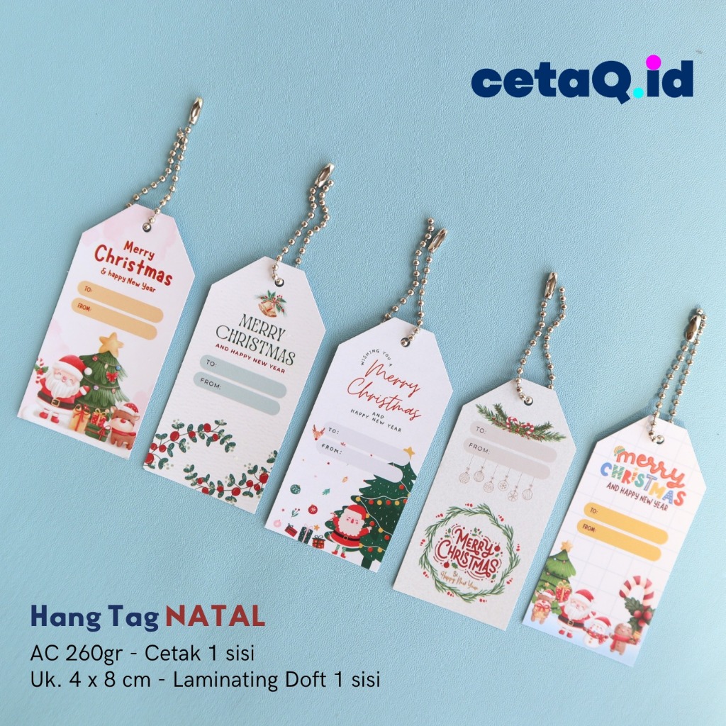 

[MIN 10 pcs] Hang Tag Natal / Hang Tag Natal Christmas / Hang Tag Merry Christmas / Tag Natal