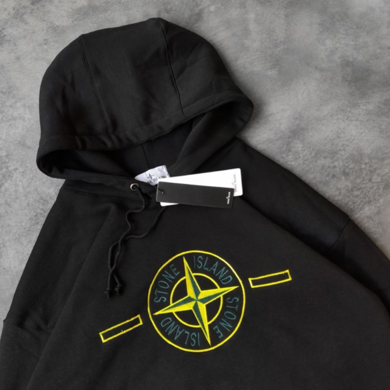 HOODOE STONE ISLAND LOGO BLACK L & XL