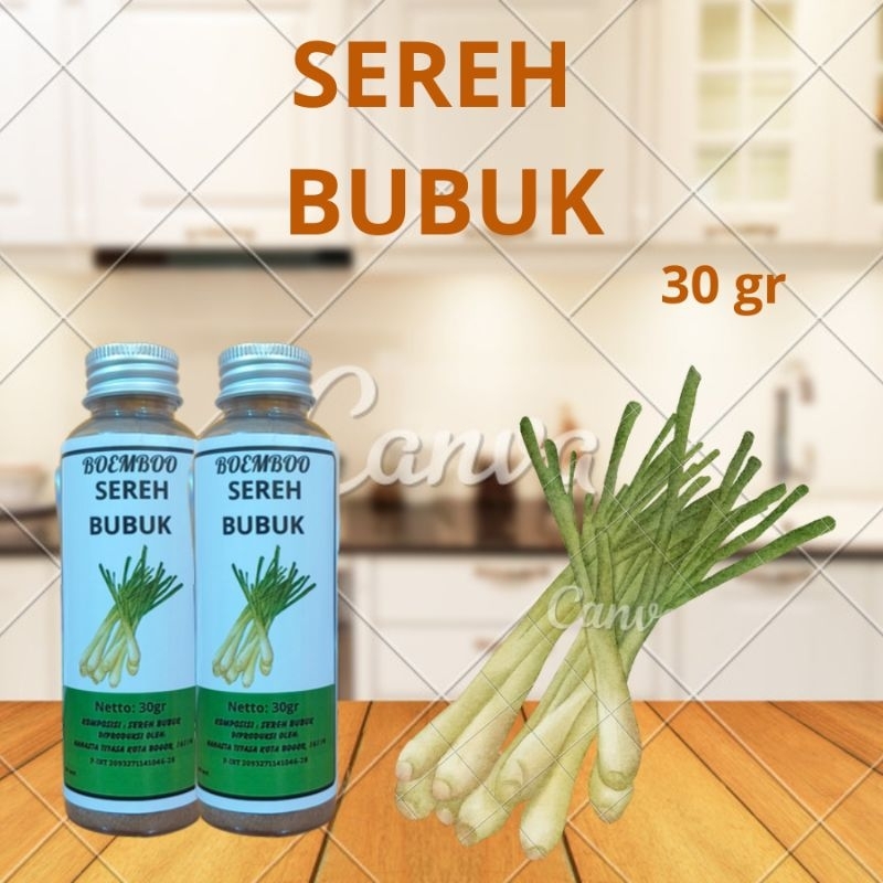 

BOEMBOO Lemongrass Powder / Sereh / Serai Bubuk NON-MSG