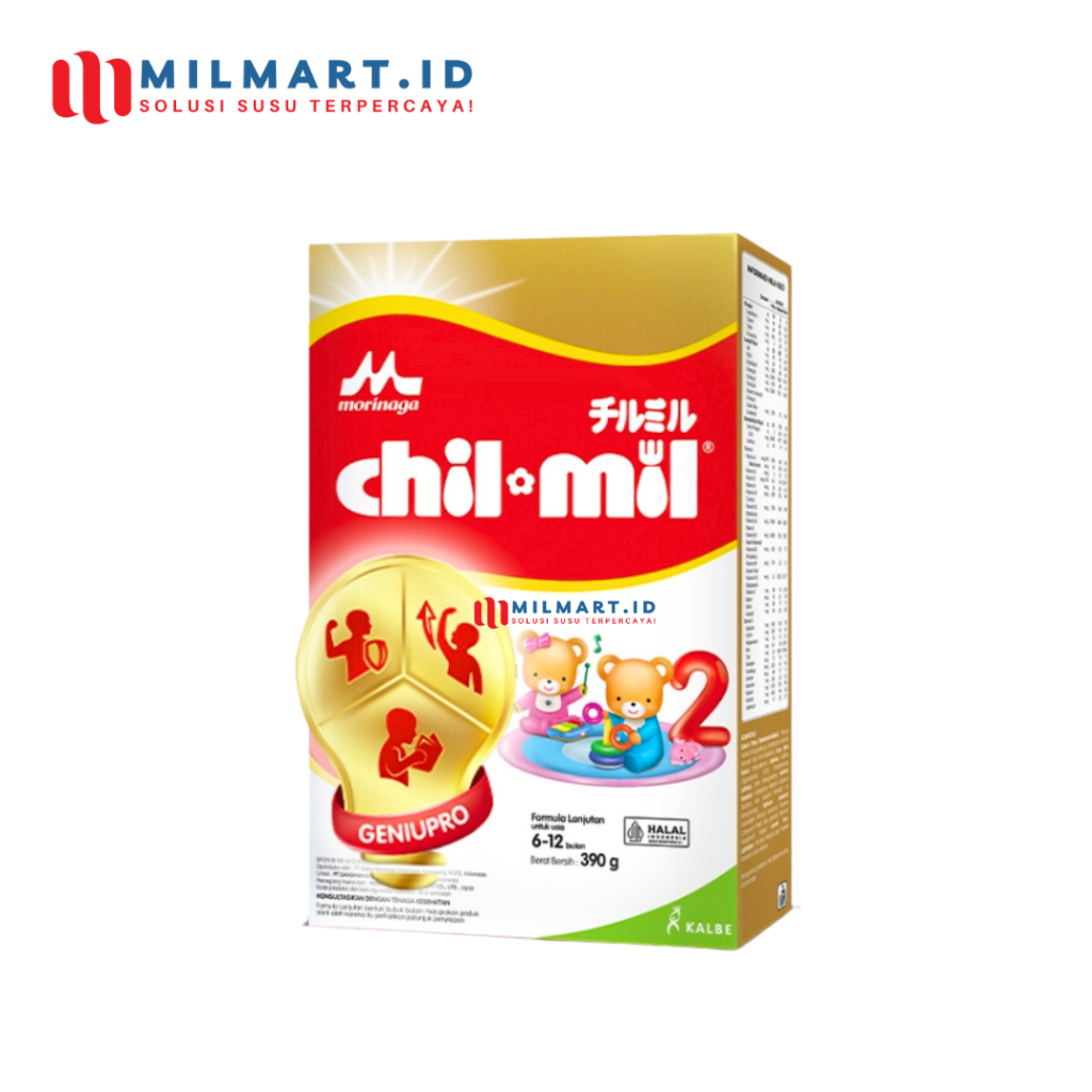 MORINAGA CHILMIL GOLD 390 G SUSU FORMULA BAYI SUSU CHIL MIL 6-12 BLN