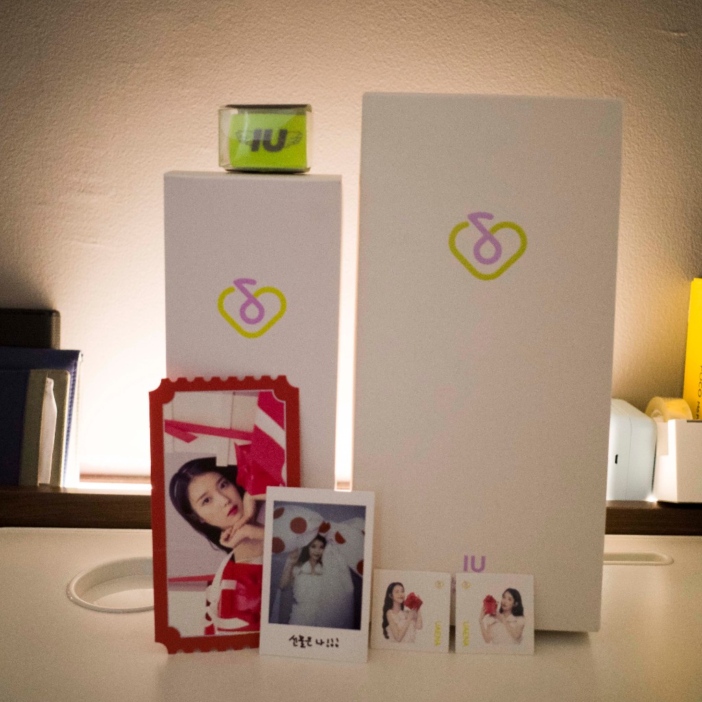 Official Lightstick IU I-KE Ver 3, Lightstick IU I-KE Pouch, Armband for Lighstick + POB Photocard P