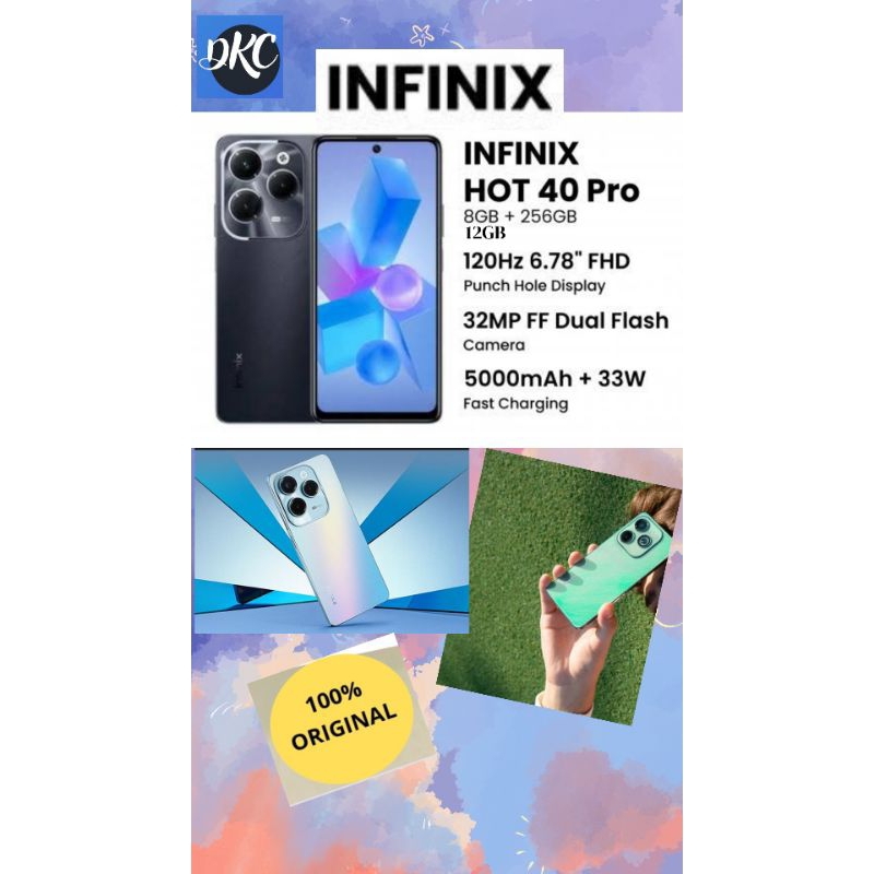 Infinix hot40 Pro 12/256GB