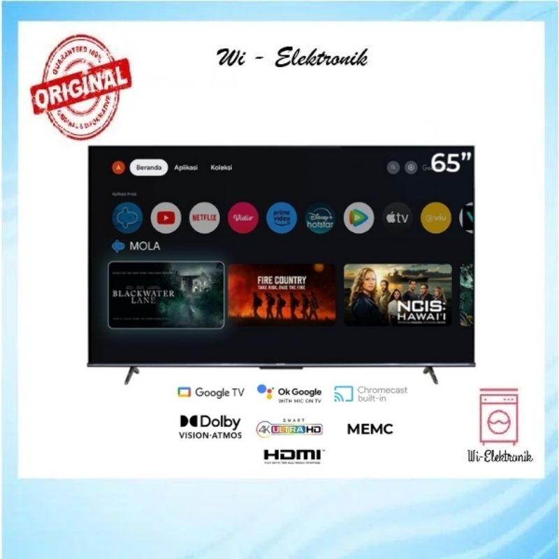 LED TV 65 inch Polytron PLD 65UG5959 Android TV 65 inch Polytron PLD 65UG5959 Android TV Polytron 65