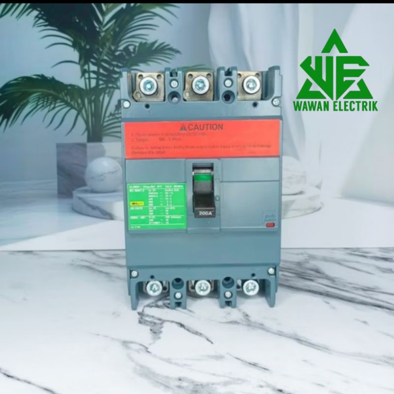 MCCB EZC SCHNEIDER 250F 200A. ORIGINAL 