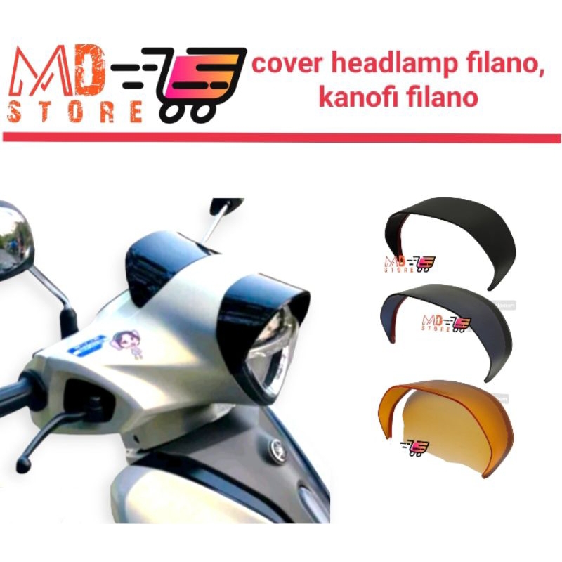 Cover headlamp filano model Thailand, Topi lampu depan Filano, tudung filano, pet filano