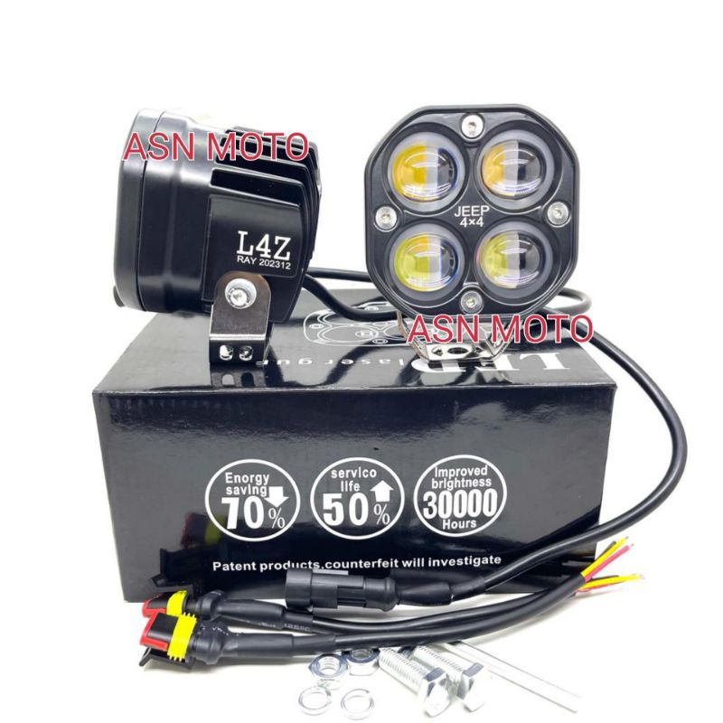 Lampu led 40watt cree putih kuning dua warna Lampu Tembak Laser