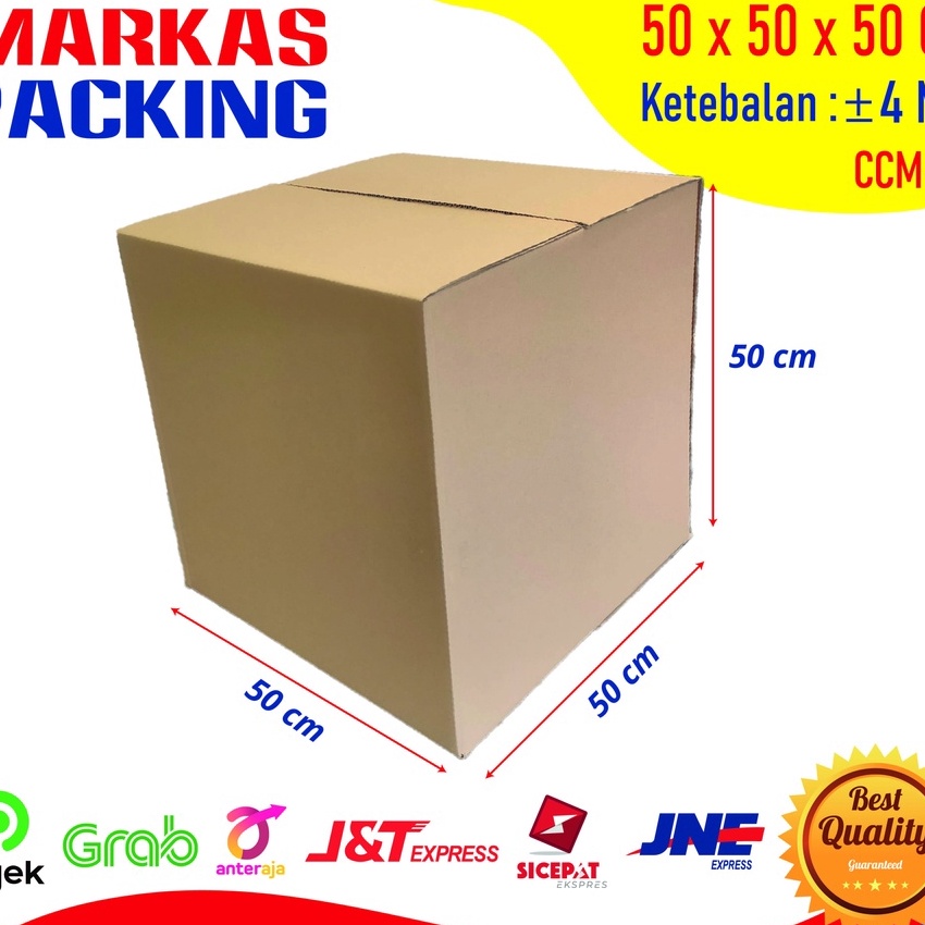 

KP8 Kardus Karton Box Besar 5x5x5 CM Kotak Dus Pindahan Tebal Polos