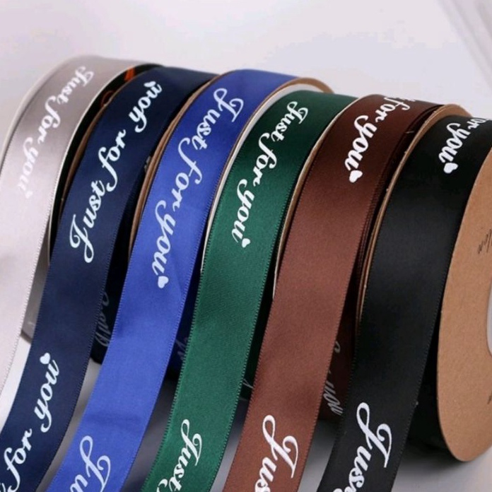 

Top 1 ROLL Pita Just For You 25 Cm Satin Ribbon Gift Bouquet Hiasan Kado Hadiah Wrapping Paper Flower