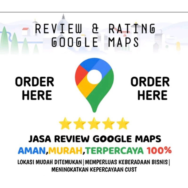 Jasa Ulasan Google Maps Review Rating Bisnis anda di Gmaps Google Maps