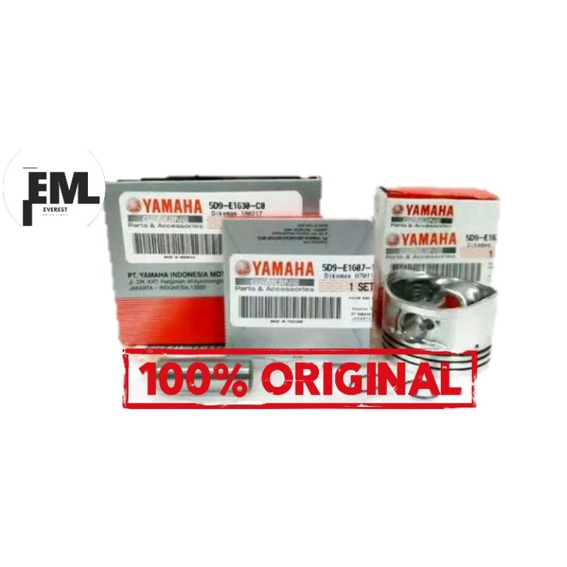 PISTON RING SEHER KIT VEGA ZR JUPITER Z NEW 5D9 E1630 00 ORI ASLI