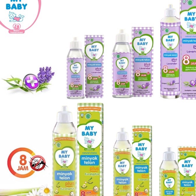 

KI3 MY BABY Minyak Telon Plus Eucalyptus dan Lavender Milon Minyak Bayi Anti Nyamuk Tahan Lama 8 Jam 6ml 9ml 15ml