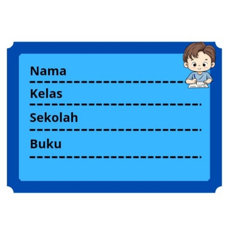 

Label Buku Pelajaran/Stiker Buku Pelajaran