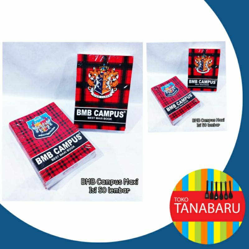 

Buku tulis / BMB buku tulis / BMB campus maxi / sampul buku / sampul coklat