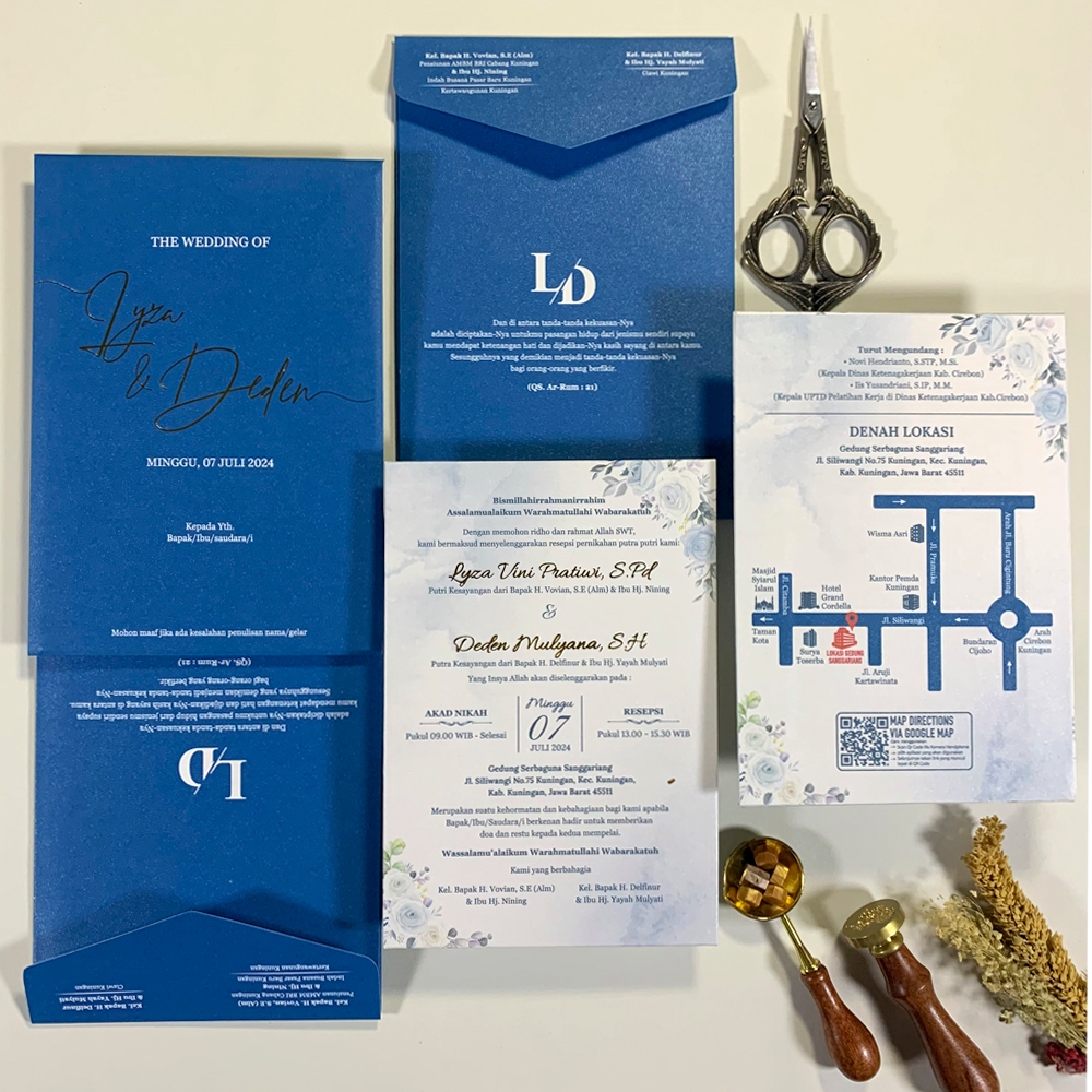 Wedding Invitation  Hard Cover Single Board #ART INVITATION