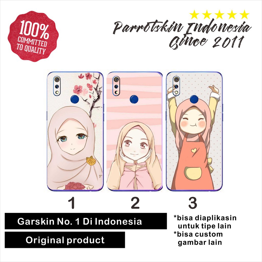 PROMO  Garskin Skin hp Vivo cute girl hijab