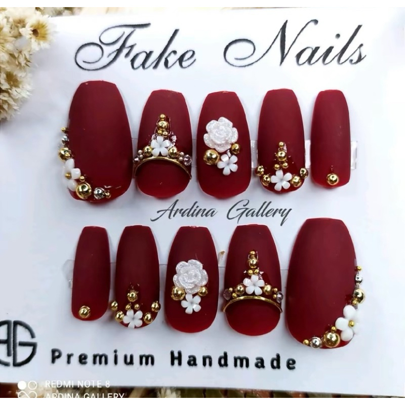 KUKU PALSU NAIL ART// KUKU PALSU FREE LEM//KUKU PALSU MAROON//KUKU PALSU PENGANTIN//KUKU PALSU TAHAN