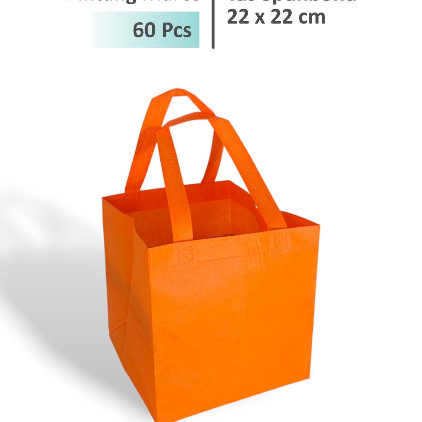 

Cepat 6 Pcs Tas Hajatan 22x22 Tas Box 22x22 Tas Hajatan Spunbond