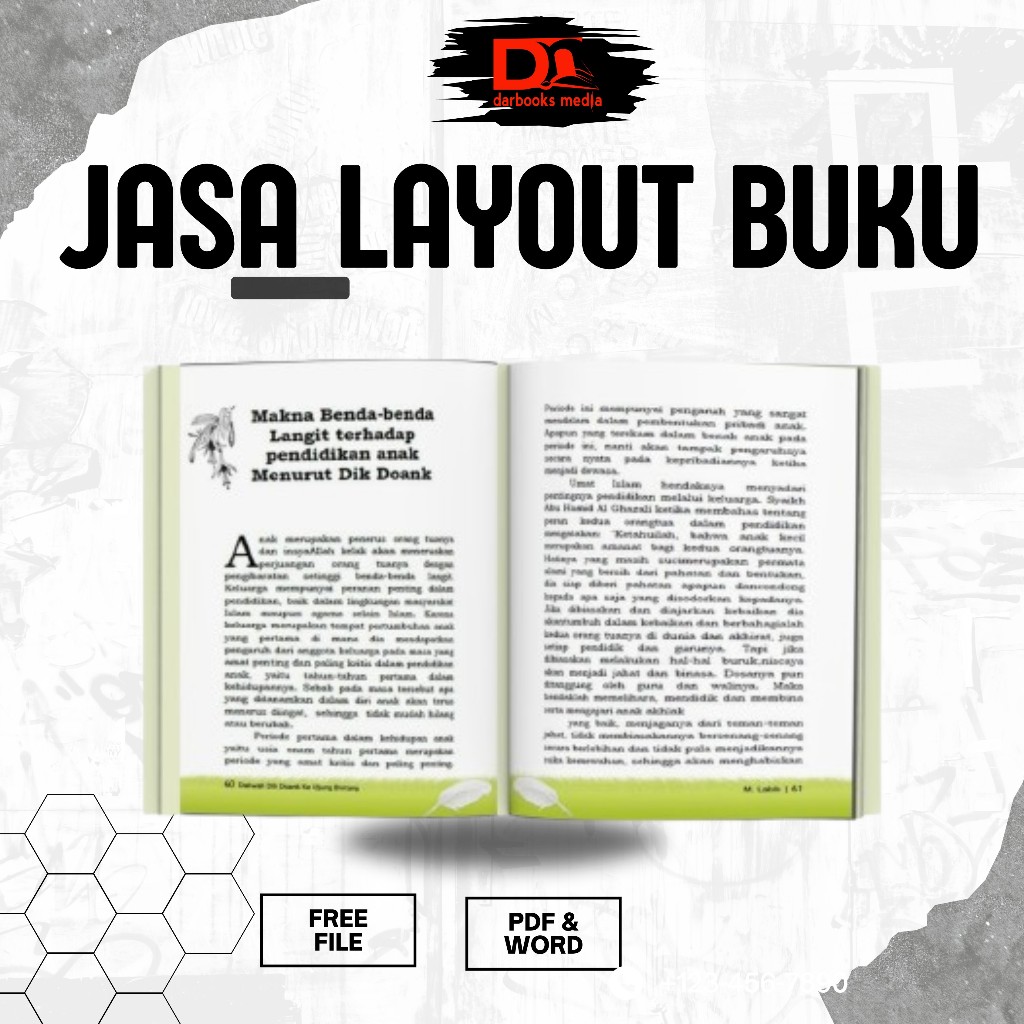 Jasa Layout Buku Satuan